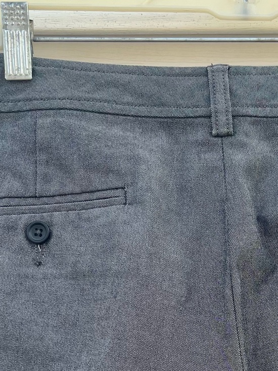Banana Republic Martin Fit Cotton Blend Trouser Pants Gray Size 10 - Picture 9 of 12